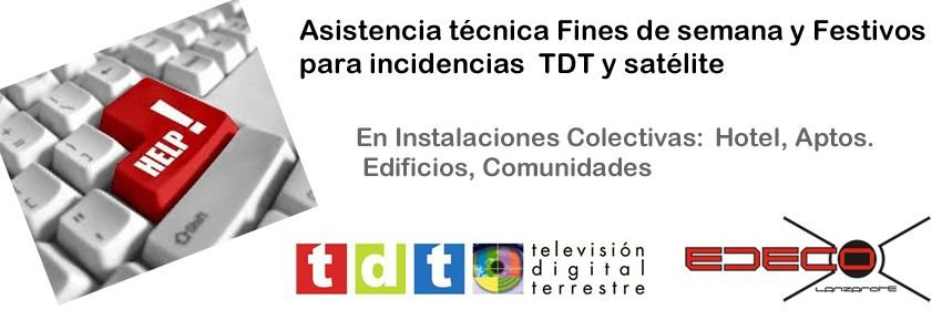 Servicio de urgencias de antenas parabólicas 24h en Lanzarote